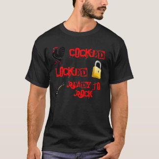 Rest upp låst redo som ska vaggas tee shirt