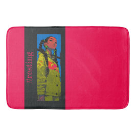 #rest Vibes, Fuchsia Badrumsmatta