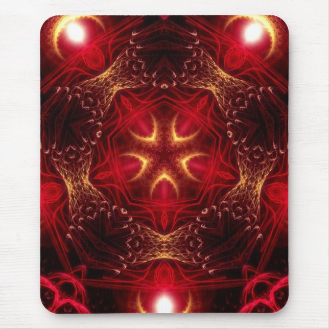 Restaro Fractal Geometru Fractal Art Mousepad Musmatta (Framsidan)