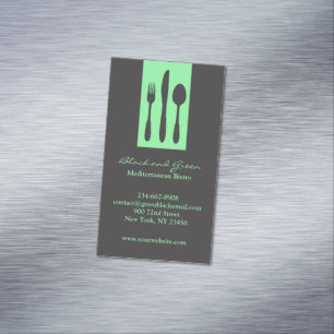 Restaurang-Catering Magnetiska Visitkort