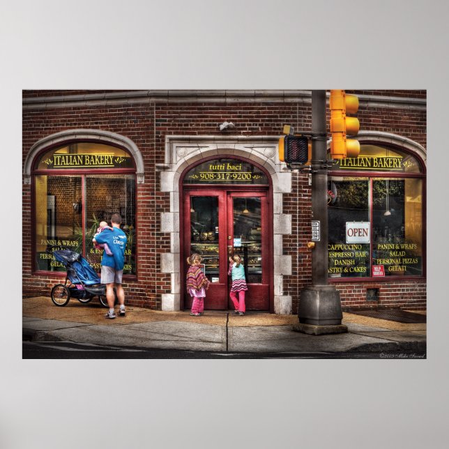 Restaurang - Den italienska bageriet Poster (Framsidan)