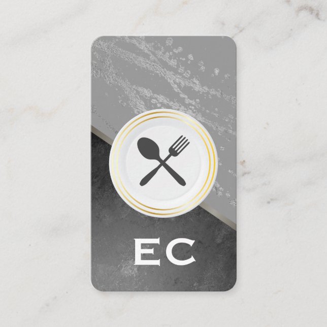 Restaurang för catering-händelser visitkort (Framsida)