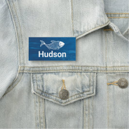 Restaurang för fisk och Chip | Nautisk kust | Pers Namnbricka