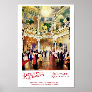 Restaurang Frascati för annonsering för Poster
