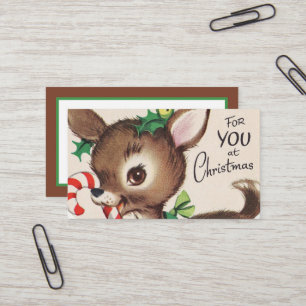 restaurang: Helgdag för julrenar Visitkort