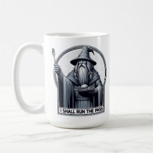 Restaurang Humor I ska Springa passera Kaffemugg