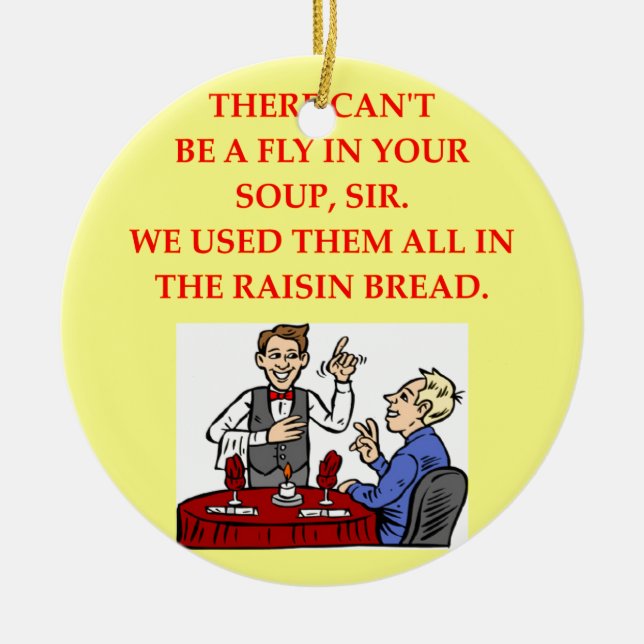 restaurang julgransprydnad keramik (Framsidan)