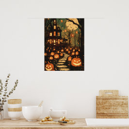 Restaurang Måntyst Hus Väg Poster
