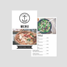 Restaurang Mat Meny Prislista Bilder Vit