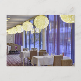 Restaurang på hotell vykort