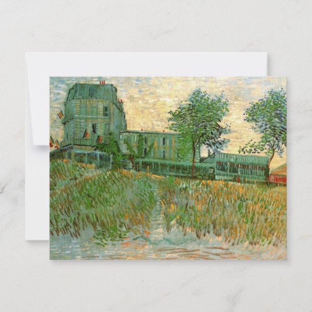 Restaurang Sirene, Asnières av Vincent van Gogh (Framsida)