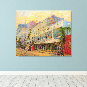 Restaurang Sirene, Asnières av Vincent van Gogh Canvastryck