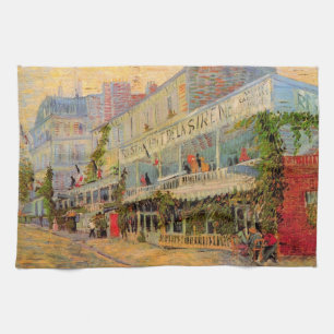 Restaurang Sirene, Asnières av Vincent van Gogh Kökshandduk