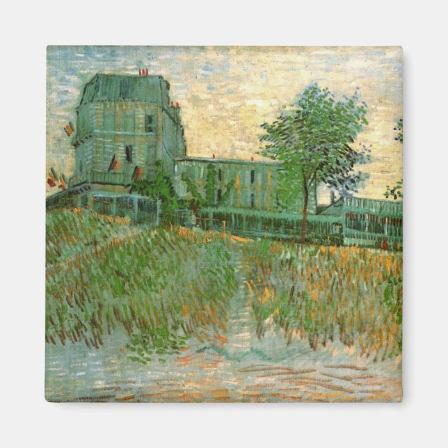 Restaurang Sirene, Asnières av Vincent van Gogh Magnet (Framsidan)