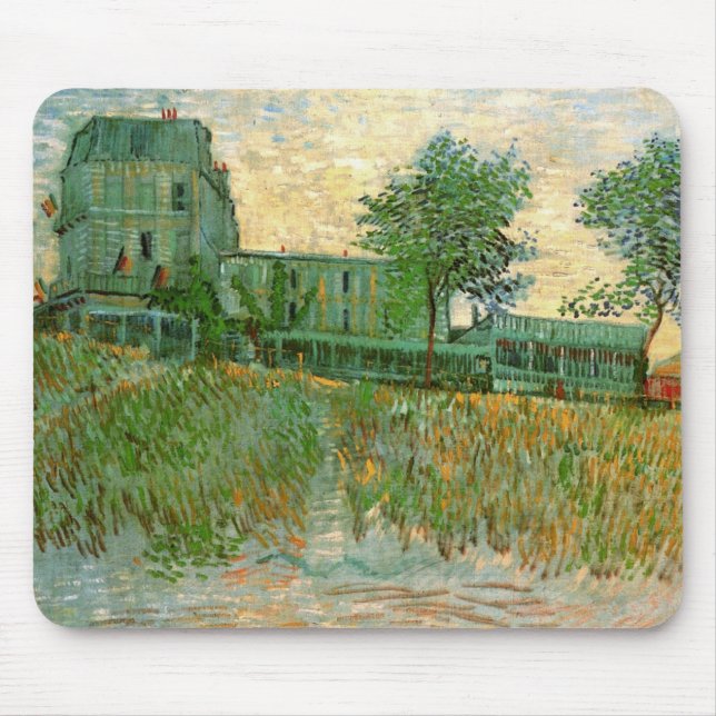 Restaurang Sirene, Asnières av Vincent van Gogh Musmatta (Framsidan)