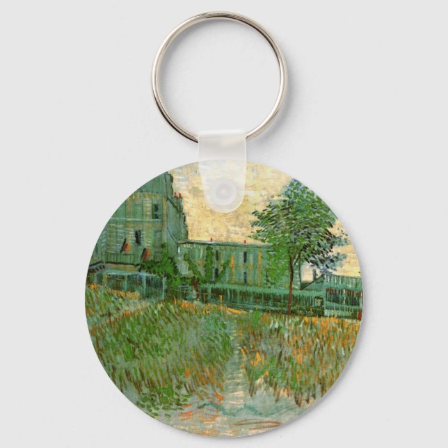 Restaurang Sirene, Asnières av Vincent van Gogh Nyckelring (Framsida)