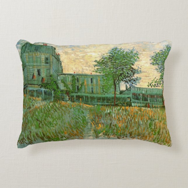 Restaurang Sirene, Asnières av Vincent van Gogh Prydnadskudde (Framsidan)