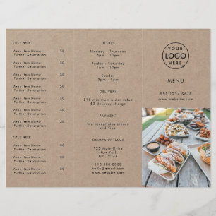 Restaurang som tagits ut Rustic Kraft Takeaway M