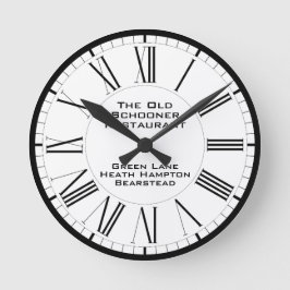 Restaurang, Thed Rund Klocka