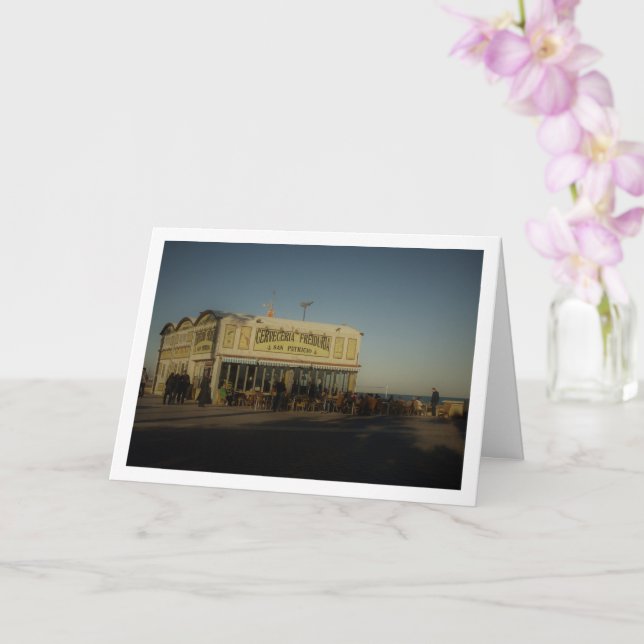 Restaurang vid Playa de la Malvarrosa de Valencia Kort (Orkide)