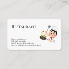 restaurang visitkort