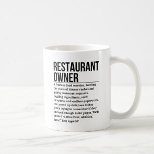 Restaurangägare Kaffemugg