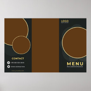Restaurangbroschyr Poster