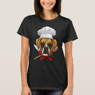Restauranger German Boxer Chef Cook Kitchen Cookin T Shirt