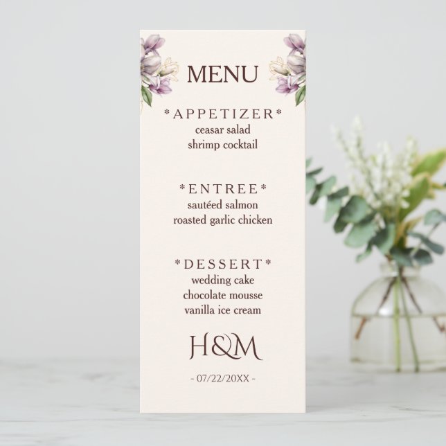 Restaurangmeny Meny (Stående Fram)