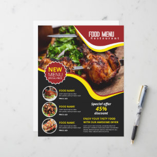 Restaurangmeny   Meny Flyer