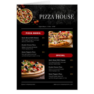 restaurangmeny OBS kort