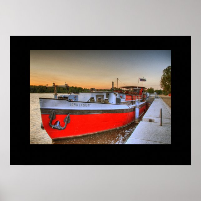 Restaurangskepp "John Barnett" Poster (Framsidan)