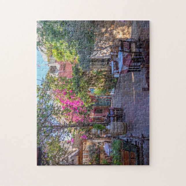 Restaurant bord i Chania, Kreta, Grekland Pussel (Vertikal)