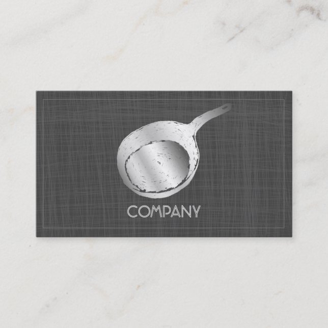 Restaurant Business Card Visitkort (Framsida)