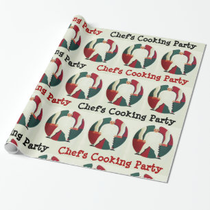 RESTAURANT CHEF COOKING PARTY Culinary Presentpapper