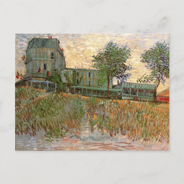Restaurant de la Sirène Asnières, Van Gogh Bra Vykort (Framsida)