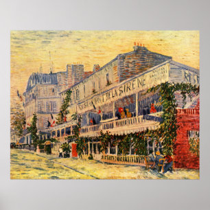 Restaurant de la Sirene van Gogh Poster
