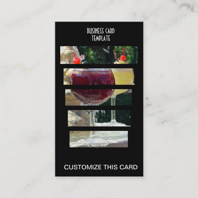 Restaurant Finare Margarita Cocktails Visitkort (Framsida)