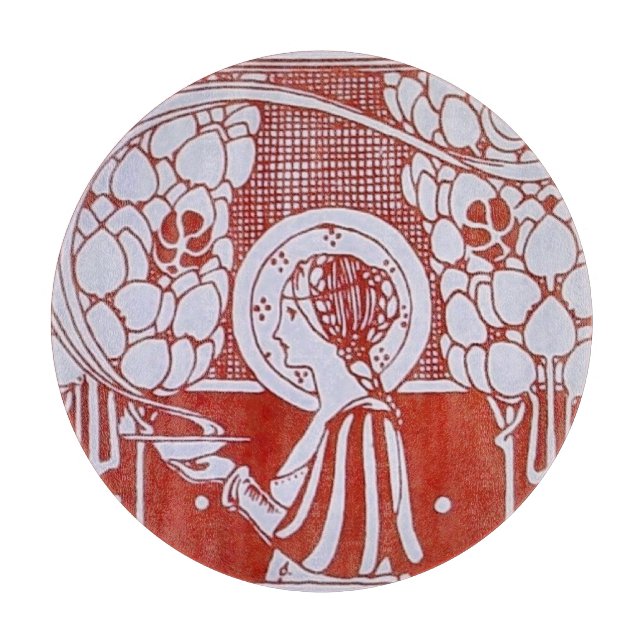 RESTAURANT MENU MONOGRAM Red Dinner,Brunch (Framsidan)