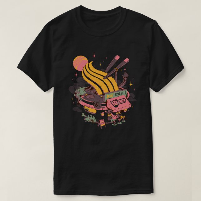 ’Restaurant Ramen Bowl’ par ilustrata T Shirt (Design framsida)