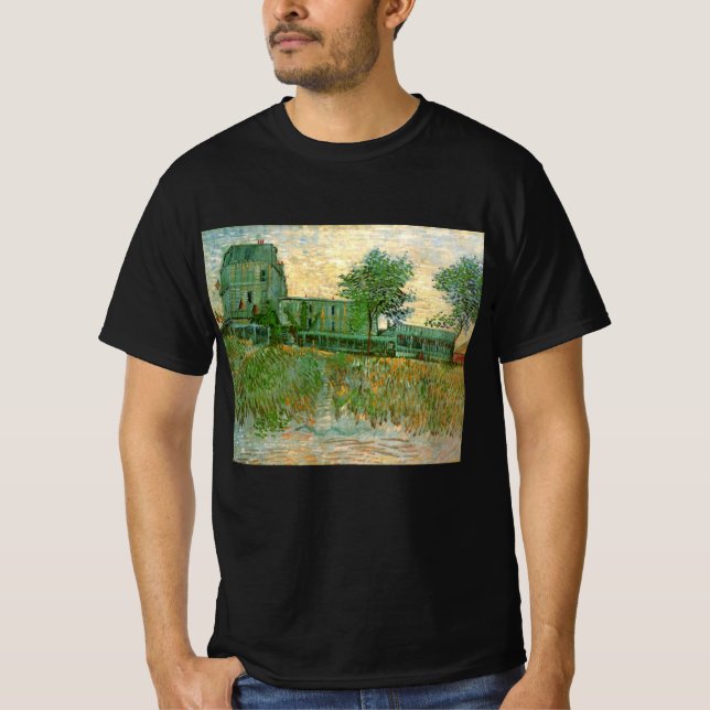 Restaurant Sirene, Asnières, Vincent van Gogh T Shirt (Framsida)