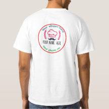 Restaurant T-Shirt med anpassad Logotyp