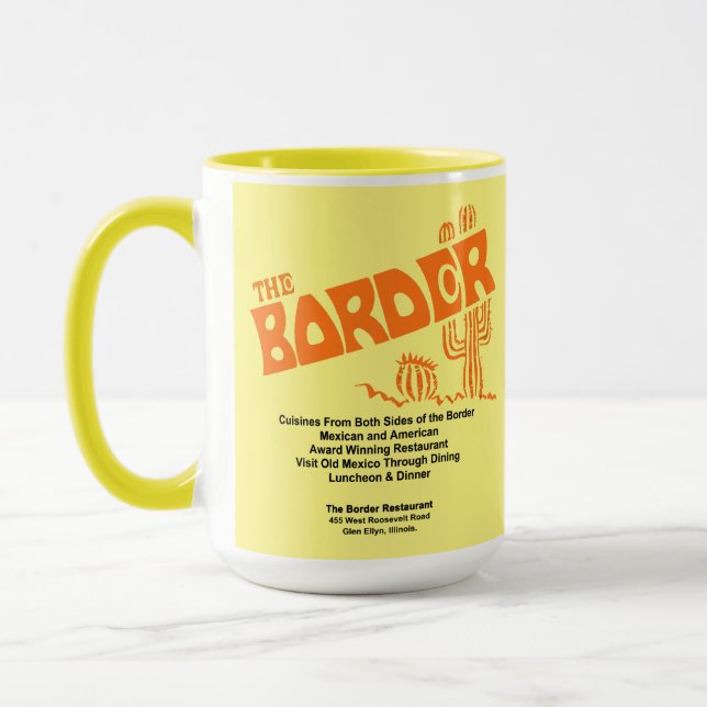 Restauranten Gräns, Glen Ellyn, IL Mugg (Vänster)