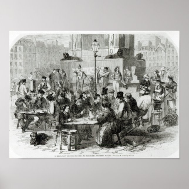 Restauranten på blötter poster (Framsidan)