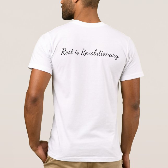 Resten är revolutionär t shirt (Baksida)