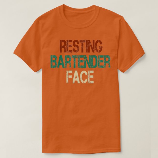 Resten av Bartender Bartender-presentidén från Ans T Shirt (Design framsida)