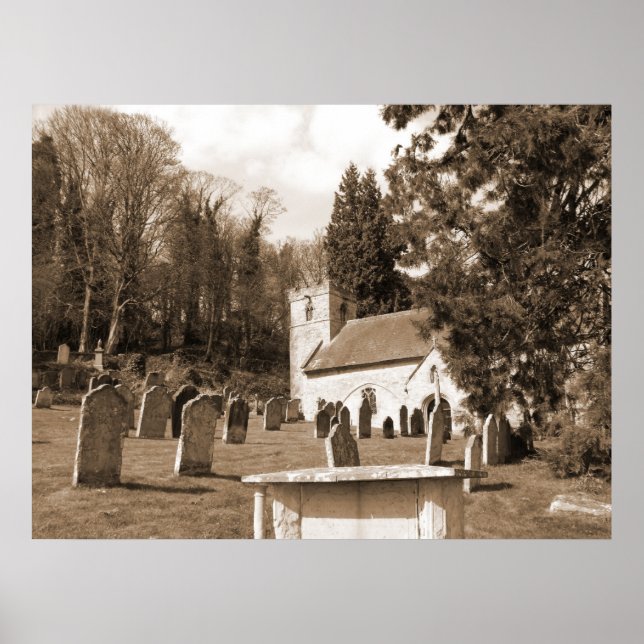 Resten av Churchyard Ställe Poster (Framsidan)