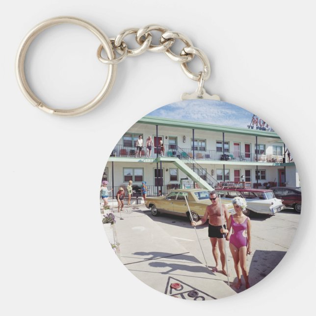 Resten av Cove Motel på 1960-talet Nyckelring (Framsidan)