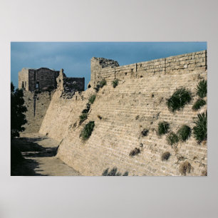 Resten av fästningsväggarna, byggt C.37-31 BC Poster