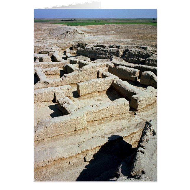 Resten av hus hälsningskort (Framsidan)